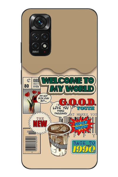 Le Balvo Redmi Note 11 - 11s Uyumlu Doksanlar Gençliği Baskılı Silikon Kılıf