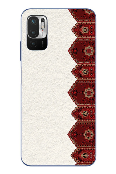 Le Balvo Redmi Note 10 5G Uyumlu Halı Köşesi Baskılı Silikon Kılıf