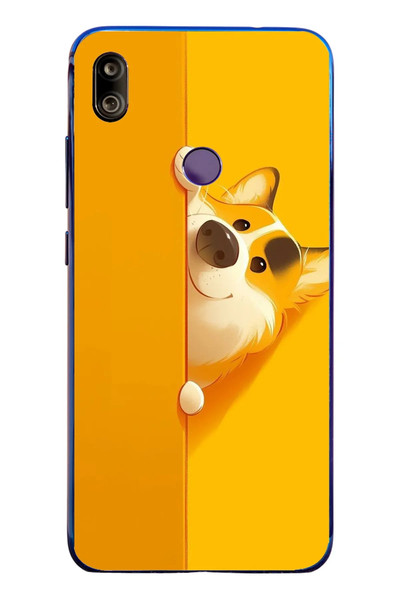 Le Balvo Redmi Note 7 Uyumlu Sarı Köpek Baskılı Silikon Kılıf