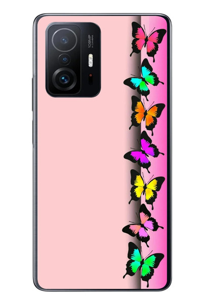 Le Balvo Xiaomi Mi 11 T-11 T Pro Uyumlu Kelebeklerin Rüyası Baskılı Silikon Kılıf