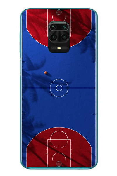 Le Balvo Redmi Note 9s Uyumlu Basketbol Sahası Baskılı Silikon Kılıf
