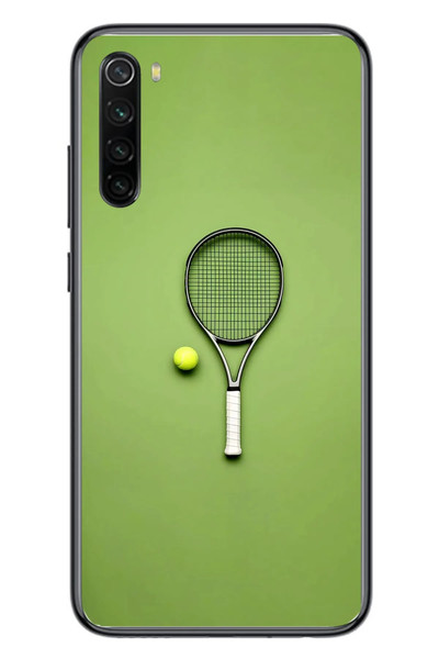 Le Balvo Redmi Note 8 Uyumlu Tenis Raketi Baskılı Silikon Kılıf