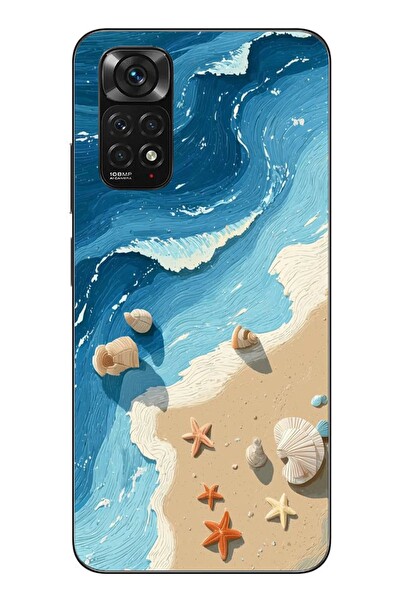 Le Balvo Redmi Note 11 - 11s Uyumlu Deniz Yıldızı Tatilde Baskılı Silikon Kılıf