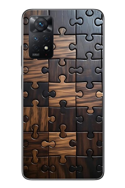 Le Balvo Redmi Note 11 Pro 4G Uyumlu Puzzle Baskılı Silikon Kılıf