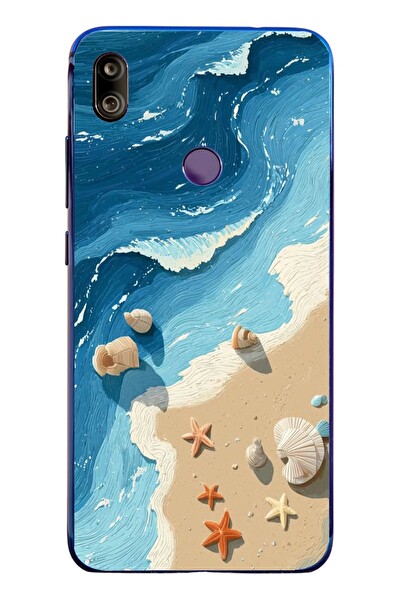 Le Balvo Redmi Note 7 Uyumlu Deniz Yıldızı Tatilde Baskılı Silikon Kılıf