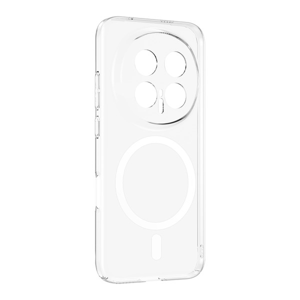 Başkenttekno Honor Magic 8 Pro Uyumlu Kamera Korumalı MagSafe Şarj Şeffaf Sararmaz London Sert Plastik Kapak Şeffaf