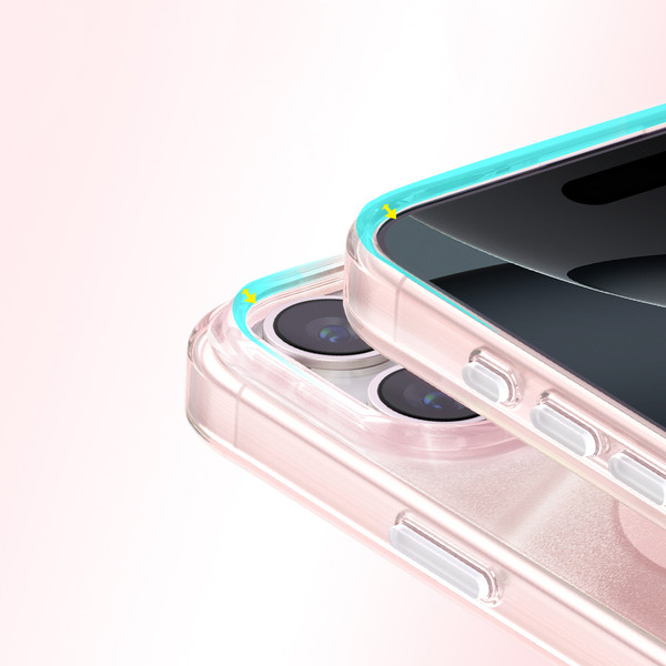 Başkenttekno iPhone 16 Pro Max Premium MagSafe Şarj Özellikli Orjinal Swaro Taşlı Rovix Sert Pembe