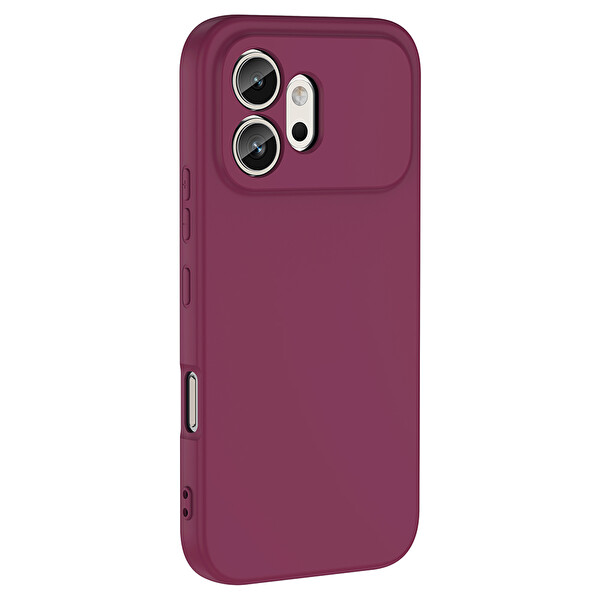 Başkenttekno Honor 600 5G Uyumlu Kılıf Kamera Korumali Mara Lansman Kapak