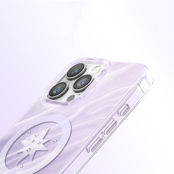 Başkenttekno iPhone 16 Pro Max Premium MagSafe Şarj Özellikli Orjinal Swaro Taşlı Rovix Sert
