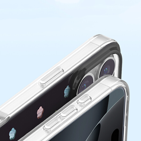 Başkenttekno iPhone 16 Pro Max Kılıf MagSafe Şarj Özellikli Premium Taş Detayli Axen Sert Siyah
