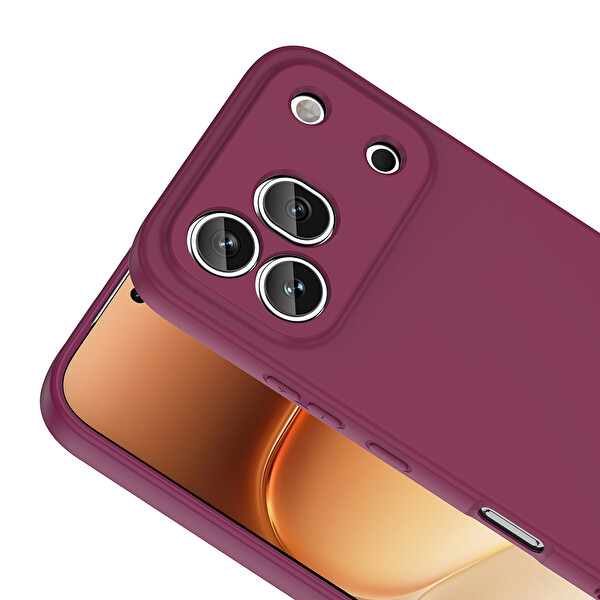 Başkenttekno Honor 600 Pro 5G Uyumlu Kılıf Kamera Korumali Mara Lansman Kapak