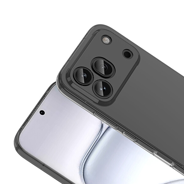 Başkenttekno Honor 600 Pro 5G Uyumlu Kamera Korumalı MagSafe Şarj Şeffaf Sararmaz London Sert Plastik Kapak Şeffaf