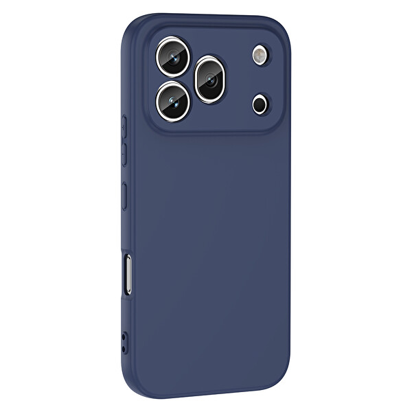 Başkenttekno Honor 600 Pro 5G Uyumlu Kılıf Kamera Korumali Mara Lansman Kapak Lacivert