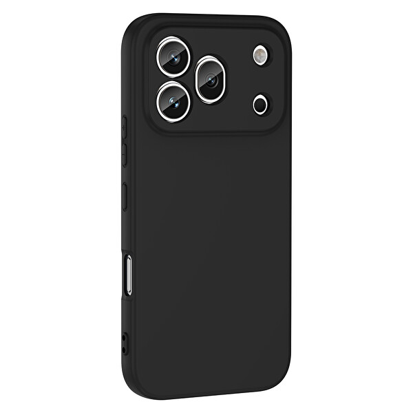 Başkenttekno Honor 600 Pro 5G Uyumlu Kılıf Kamera Korumali Mara Lansman Kapak Siyah