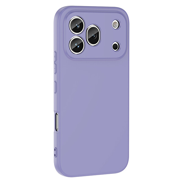 Başkenttekno Honor 600 Pro 5G Uyumlu Kılıf Kamera Korumali Mara Lansman Kapak Lila