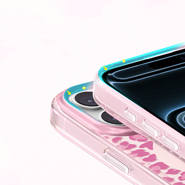 Başkenttekno iPhone 18 Pro Kılıf MagSafe Şarj Özellikli Veyro TPU Kapak Pembe