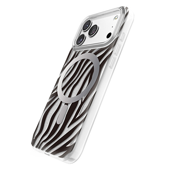 Başkenttekno iPhone 17 Pro Kılıf MagSafe Şarj Özellikli Veyro TPU Kapak Siyah
