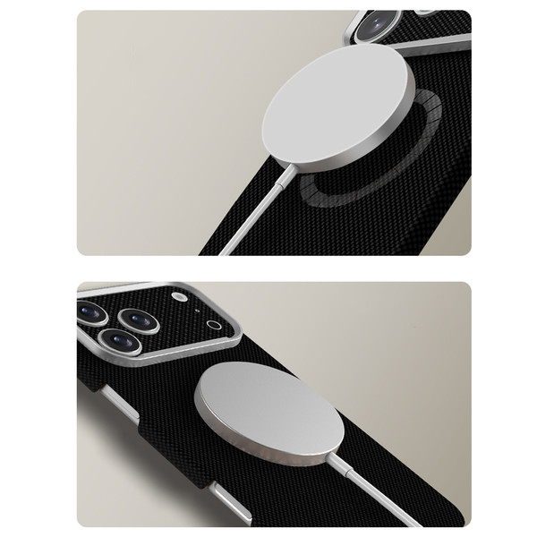 Başkenttekno iPhone 18 Pro Uyumlu 400D M-Safe Şarj Özellikli Kılıf Premium Paris Zerre Sert Bordo
