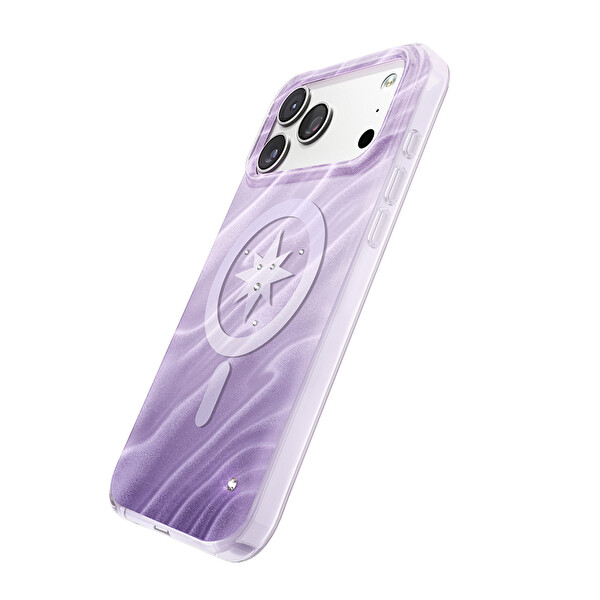 Başkenttekno iPhone 17 Pro Premium MagSafe Şarj Özellikli Orjinal Swaro Taşlı Rovix Sert