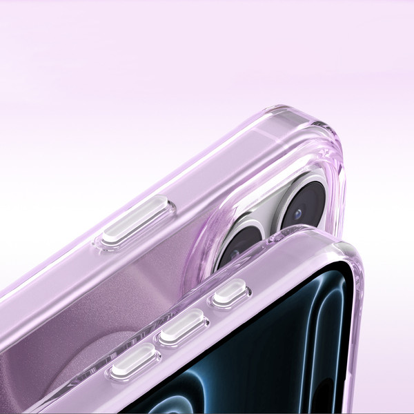 Başkenttekno iPhone 18 Pro Max Kılıf Premium MagSafe Şarj Özellikli Orjinal Swaro Taşlı Rovix Sert Mor