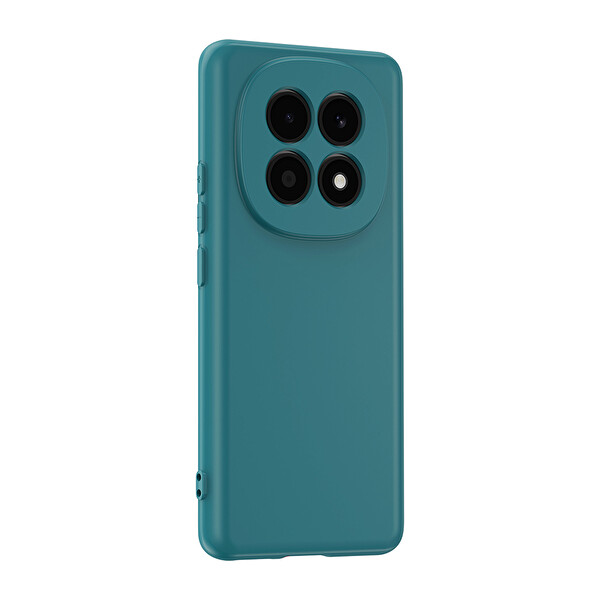 Başkenttekno Xiaomi Redmi Note 15 4G Uyumlu Kılıf Kamera Korumali Mara Lansman Kapak Koyu Yeşil