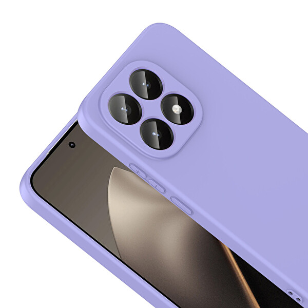 Başkenttekno Xiaomi 15T Uyumlu Kılıf Kamera Korumali Mara Lansman Kapak Lila