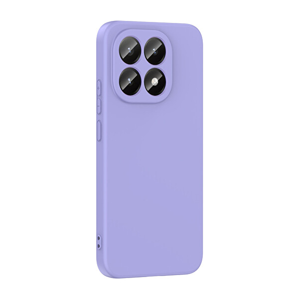 Başkenttekno Xiaomi 15T Uyumlu Kılıf Kamera Korumali Mara Lansman Kapak Lila