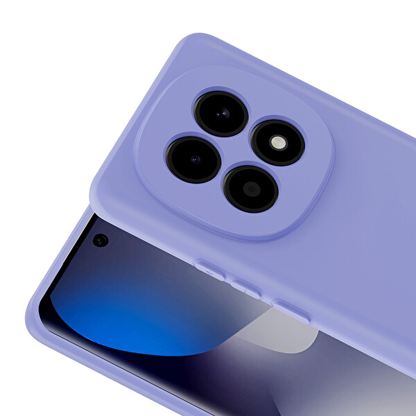 Başkenttekno Xiaomi Redmi Note 15 5G Uyumlu Kılıf Kamera Korumali Mara Lansman Kapak Lila