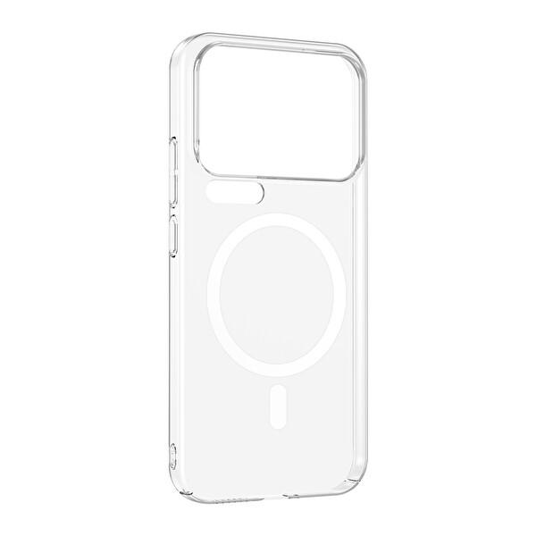 Başkenttekno Xiaomi 17 Pro Uyumlu Kamera Korumalı MagSafe Şarj Şeffaf Sararmaz London Sert Plastik Kapak Şeffaf