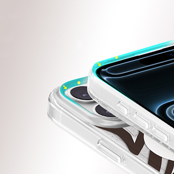Başkenttekno iPhone 17 Pro Max Kılıf MagSafe Şarj Özellikli Veyro TPU Kapak Siyah