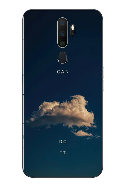 Le Balvo Oppo A5 2020 Uyumlu You Can Do İt Baskılı Silikon Kılıf