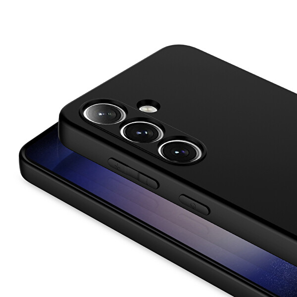 Başkenttekno Samsung Galaxy S26 Plus Uyumlu Kılıf Kamera Korumali Mara Lansman Kapak Siyah