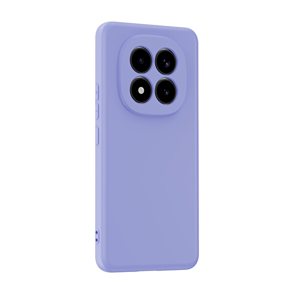 Başkenttekno Xiaomi Redmi Note 15 Pro 4G Uyumlu Kılıf Kamera Korumali Mara Lansman Kapak Lila