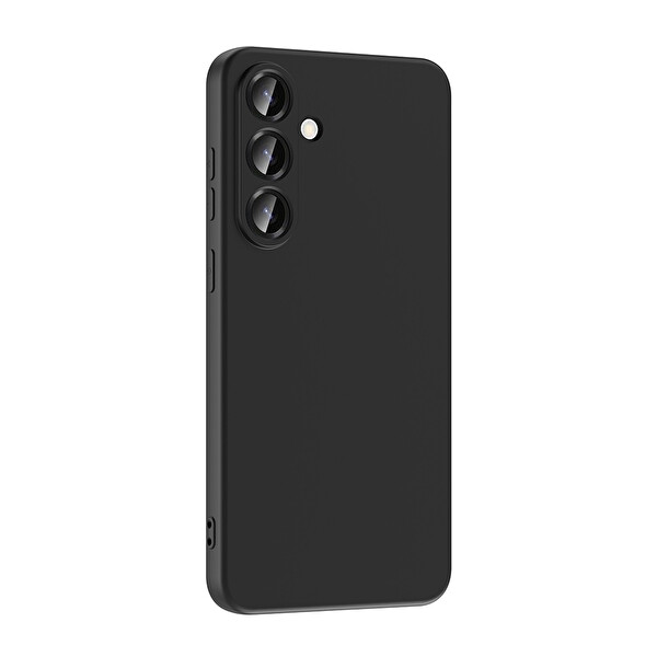 Başkenttekno Samsung Galaxy S26 FE Uyumlu Kılıf Kamera Korumali Mara Lansman Kapak Siyah
