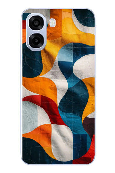 Le Balvo Oppo A6t - A6X Uyumlu Modern Desenler Baskılı Silikon Kılıf