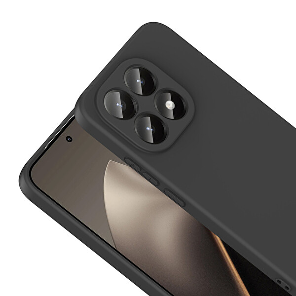 Başkenttekno Xiaomi 15T Uyumlu Kılıf Kamera Korumali Mara Lansman Kapak Siyah