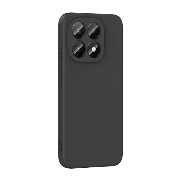 Başkenttekno Xiaomi 15T Uyumlu Kılıf Kamera Korumali Mara Lansman Kapak Siyah
