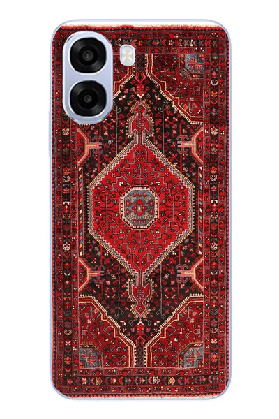 Le Balvo Oppo A6t - A6X Uyumlu Anadolu Halısı Baskılı Silikon Kılıf