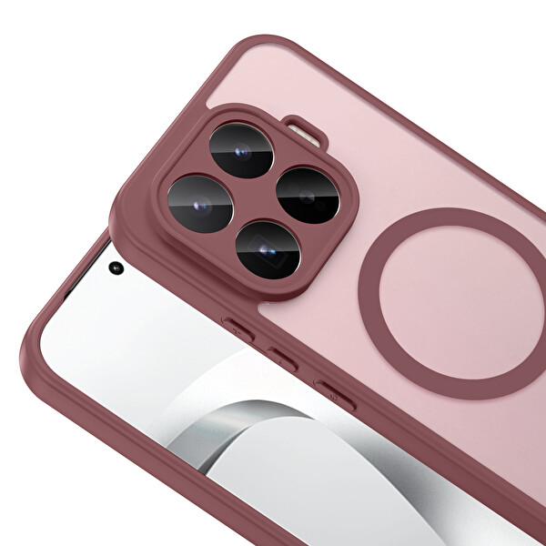 Başkenttekno Xiaomi 17T Pro Uyumlu Kılıf Mat Magsafe Şarj Hassas Butonlu Renkli Yumuşak Kenarlı Premium Babet Kapak