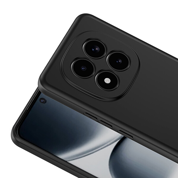 Başkenttekno Xiaomi Redmi Note 15 Pro 4G Uyumlu Kılıf Kamera Korumali Mara Lansman Kapak Siyah