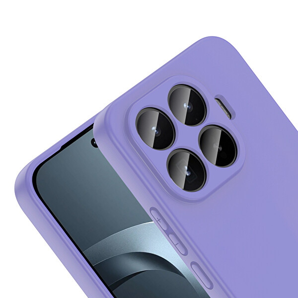 Başkenttekno Xiaomi 17T Pro Uyumlu Kılıf Kamera Korumali Mara Lansman Kapak Lila