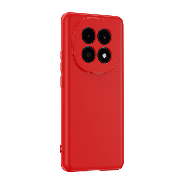 Başkenttekno Xiaomi Redmi Note 15 5G Uyumlu Kılıf Kamera Korumali Mara Lansman Kapak Kırmızı