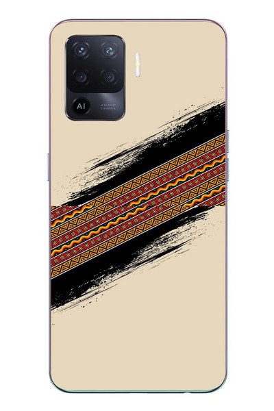 Le Balvo Oppo Reno 5 Lite Uyumlu Yan Motif Baskılı Silikon Kılıf