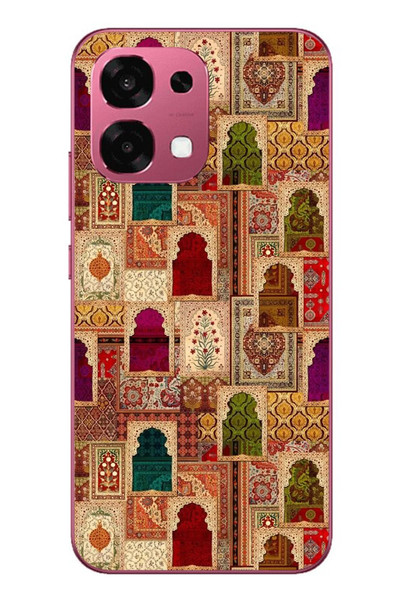 Le Balvo Oppo A6 PRO Uyumlu Seccadeler Baskılı Silikon Kılıf