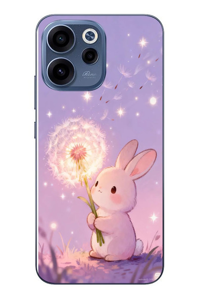 Le Balvo Oppo Reno 15F Uyumlu Büyülü Tavşan Baskılı Silikon Kılıf