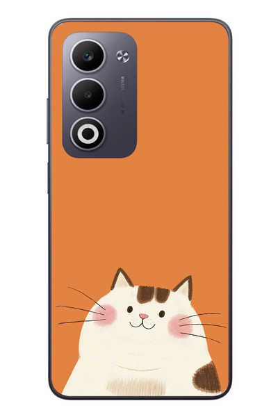 Le Balvo Oppo A5 4G Uyumlu Kedi Baskılı Silikon Kılıf