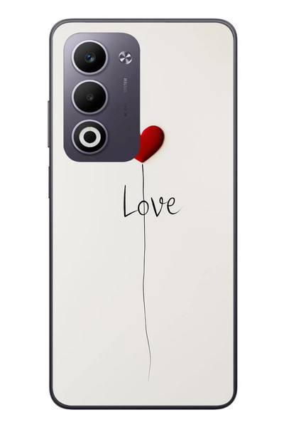 Le Balvo Oppo A5 4G Uyumlu Love Aşk Baskılı Silikon Kılıf