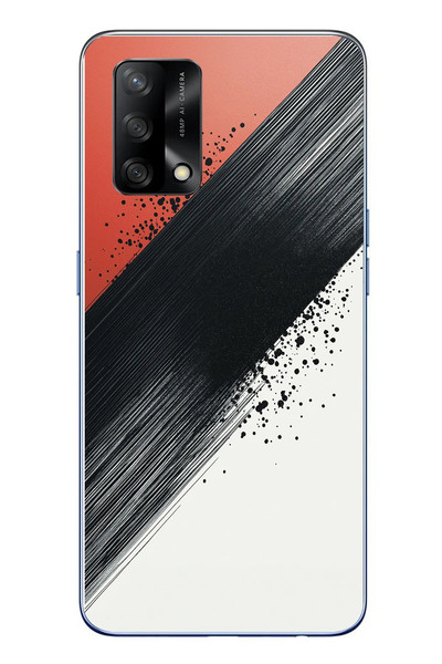 Le Balvo Oppo A74 Uyumlu Renk Paleti Baskılı Silikon Kılıf