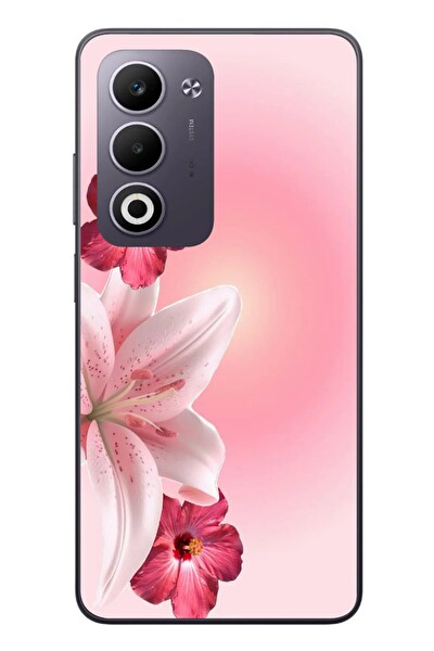 Le Balvo Oppo A5 4G Uyumlu Tematik Çiçek Baskılı Silikon Kılıf