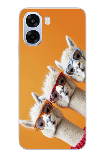 Le Balvo Oppo A6t - A6X Uyumlu Lamalar Baskılı Silikon Kılıf